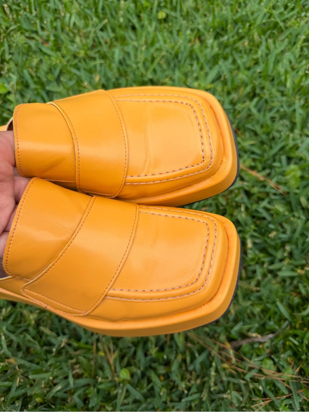 Alohas SVEGAN Tempera Fisherman-Inspired Platform Mule Loafers – Size US 8.5 - Picture 6 of 12